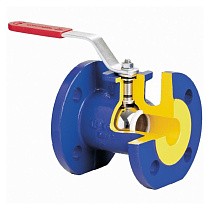 Кран шаровой DN 200 PN 16 чугунный 400мм уплотнение PTFE фланцевый полный проход с ISO Zetkama zBAL.565  купить в Новосибирске | "Проконсим"