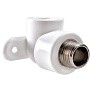Угольник установочный ПП 20-1/2'' PN 25 белый РВК купить в Новосибирске | "Проконсим"