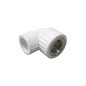 Угольник ПП 20-1/2'' PN 25 белый VALFEX Pro купить в Новосибирске | "Проконсим"