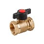Кран шаровой латунный DN 15-20 PN 16 для 2-трубной системы муфта-муфта купить в Новосибирске | "Проконсим"