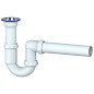 Сифон для умывальника Unicorn Y110, 40х40 прямой отвод, 1 1/2'' х40 чаша из нержавеющей стали купить в Новосибирске | "Проконсим"