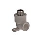 Угольник установочный двойной ПП 20-1/2'' PN 25 с наружной резьбой серый купить в Новосибирске | "Проконсим"