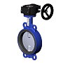 Затвор дисковый поворотный DN 250 PN 16 межфланцевый с диском из нержавеющей стали уплотнение-EPDM редуктор Tecofi VPI4449