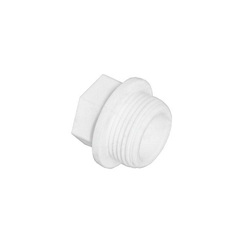 Заглушка резьбовая ПП  1/2'' PN 25 белая VALFEX Pro купить в Новосибирске | "Проконсим"
