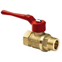 Краны латунные шаровые 11Б27п1 DN 15-40 PN 40 рычаг муфта-штуцер БАЗ Standart купить в Новосибирске | "Проконсим"