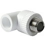 Угольники ПП DN 20-32 PN 25 комбинированные с наружной резьбой белые Pro Aqua купить в Новосибирске | "Проконсим"