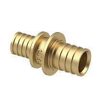 Муфты латунные для PEX-PEX труб DN 20-40 PN 16 переходные под надвижную гильзу РосТурПласт купить в Новосибирске | "Проконсим"
