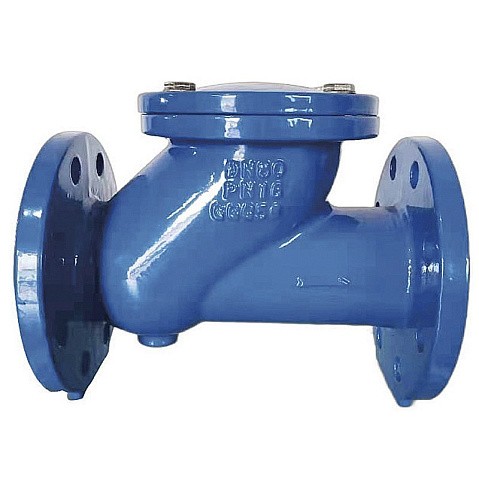 Клапан обратный шаровой DN250 PN16 корпус-чугун, фланцевый до 80гр. GALA Тип.5109 купить в Новосибирске | "Проконсим"