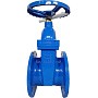 Задвижка чугунная 30ч39р DN 150 PN 10(16) с обрезиненным клином EPDM до 120гр. фланцевый ручной СИБЗТА купить в Новосибирске | "Проконсим" (930130205)