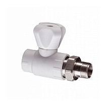 Кран шаровой для радиатора прямой VALFEX 25 PN 25 G-1/2'' купить в Новосибирске | "Проконсим"