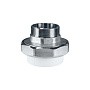 Муфта усиленная комбинированная разъёмная VALFEX 20 PN 25 G-1/2'' американка-НР белая купить в Новосибирске | "Проконсим"