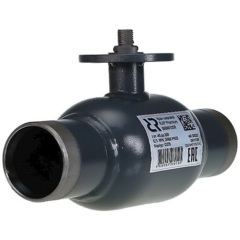Кран стальной шаровой цельносварной DN 65-50 PN 25 стандартнопроходной приварной 260мм под электропривод RJIP-WW РИДАН 065N0132R купить в Новосибирске | "Проконсим"