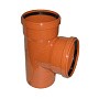 Тройник ПП для наружной канализации 87,5гр. DN 160-160 Valfex