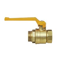 Краны латунные шаровые газовые 11Б27п DN 15-40 PN 40 рычаг муфта-штуцер БАЗ А11.0 купить в Новосибирске | "Проконсим"