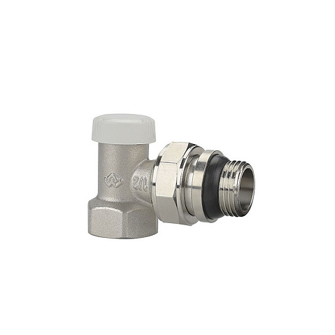 Клапан радиаторный VARMEGA VM10211 DN15 PN10 угловой настроечный G-1/2'' с уплотнением муфта-штуцер купить в Новосибирске | "Проконсим"