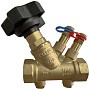 Клапаны балансировочные латунные DN 15-50 PN 16 наклонный с измерительными ниппелями и дренажом РИДАН MVT-R купить в Новосибирске | "Проконсим"