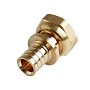 Муфта латунная для PEX труб 25-3/4'' под надвижную гильзу c накидной гайкой MVI SF.624.0605 купить в Новосибирске | "Проконсим"