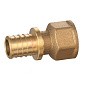 Муфта латунная для PEX DN 25- ВР 1'' под надвижную гильзу PLP купить в Новосибирске | "Проконсим"