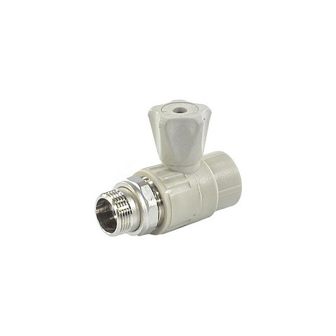 Краны шаровые ПП DN 20-25 PN 25 для радиатора прямые серые Valfex купить в Новосибирске | "Проконсим"