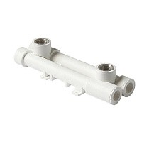 Комплект универсальный настенный ПП 20-1/2'' PN 25 с внутренней резьбой белый Pro Aqua PA60008 купить в Новосибирске | "Проконсим"