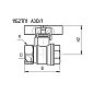 Кран латунный шаровой 11Б27п1 DN20 PN40 бабочка муфта-муфта БАЗ Standart купить в Новосибирске | "Проконсим"