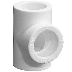 Акция! Тройник переходной ПП 32-20-32 PN 25 белый PlasticPro  (251440116) со склада Проконсим в Новосибирске