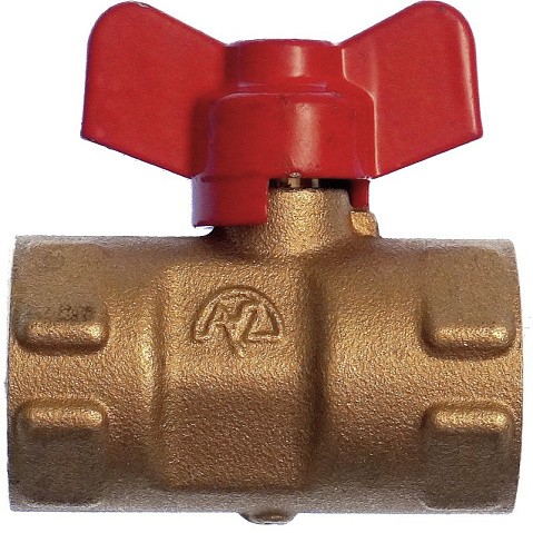 Кран латунный шаровой 11Б27п(М)2 DN 15 PN 16 трёхходовой под манометр G1/2''хG1/2'' муфта-муфта бабочка Пензапромарматура купить в Новосибирске | "Проконсим"