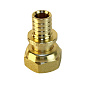 Муфта латунная для PEX труб 20-3/4'' PN 16 S-2,8мм переходная  с накидной гайкой Valfex VF.422.AF купить в Новосибирске | "Проконсим"