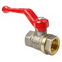Кран латунный шаровой Valfex.214.NR1 11Б27фт1М DN 50 PN 25 никелированный муфта-муфта рычаг
