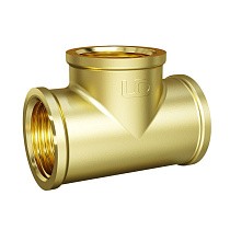 Тройники латунные DN 15-50 PN 40 муфта-муфта-муфта LD Pride купить в Новосибирске | "Проконсим"