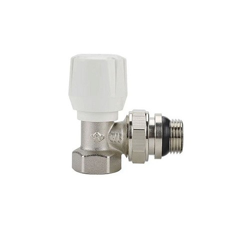 Клапан радиаторный VARMEGA VM10011 DN15 PN10 угловой G-1/2'' с уплотнением муфта-штуцер купить в Новосибирске | "Проконсим"