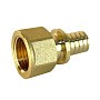 Муфта латунная для PEX труб 16-1/2'' PN 16 S-2,2мм переходная под надвижную гильзу Valfex VF.401.AF купить в Новосибирске | "Проконсим"