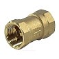 Клапан латунный обратный пружинный DN 20 PN 10, муфтовый, пластиковый шток купить в Новосибирске | "Проконсим"