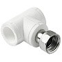 Тройник комбинированный ПП 20-3/4'' PN 25 с накидной гайкой белый Pro Aqua PA29110 купить в Новосибирске | "Проконсим"