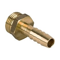 Штуцер латунный DN 15 PN 40 НР1/2'' с ершом под шланг d14мм прямой купить в Новосибирске | "Проконсим"