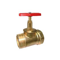 Клапан латунный пожарный прямой DN50 PN16 под газовый ключ муфта-штуцер Цветлит купить в Новосибирске | "Проконсим"