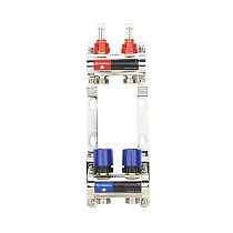 Коллекторные группы из латуни DN 25 PN 6 с расходомерами, без дренажного крана и воздухоотводчика VARMEGA купить в Новосибирске | "Проконсим"