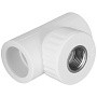 Тройник комбинированный ПП 32-1/2'' PN 25 с внутренней резьбой белый VALFEX  купить в Новосибирске | "Проконсим"