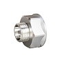 Муфта латунная DN 40-32 PN 40 никелированная муфта-штуцер переходная LD Pride