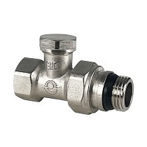 Клапан для радиаторов VALFEX VF.020.NN, PN-10, прямой с дополнительным уплотнением, настроечный купить в Новосибирске | "Проконсим"