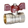Кран латунный шаровой Temper 88.В-В.34.Б DN 20 PN 40 бабочка муфта-муфта купить в Новосибирске | "Проконсим"