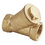 Фильтр сетчатый латунный DN 15 PN 16 муфтовый косой грубой очистки AquaHit FW.110.04 купить в Новосибирске | "Проконсим"